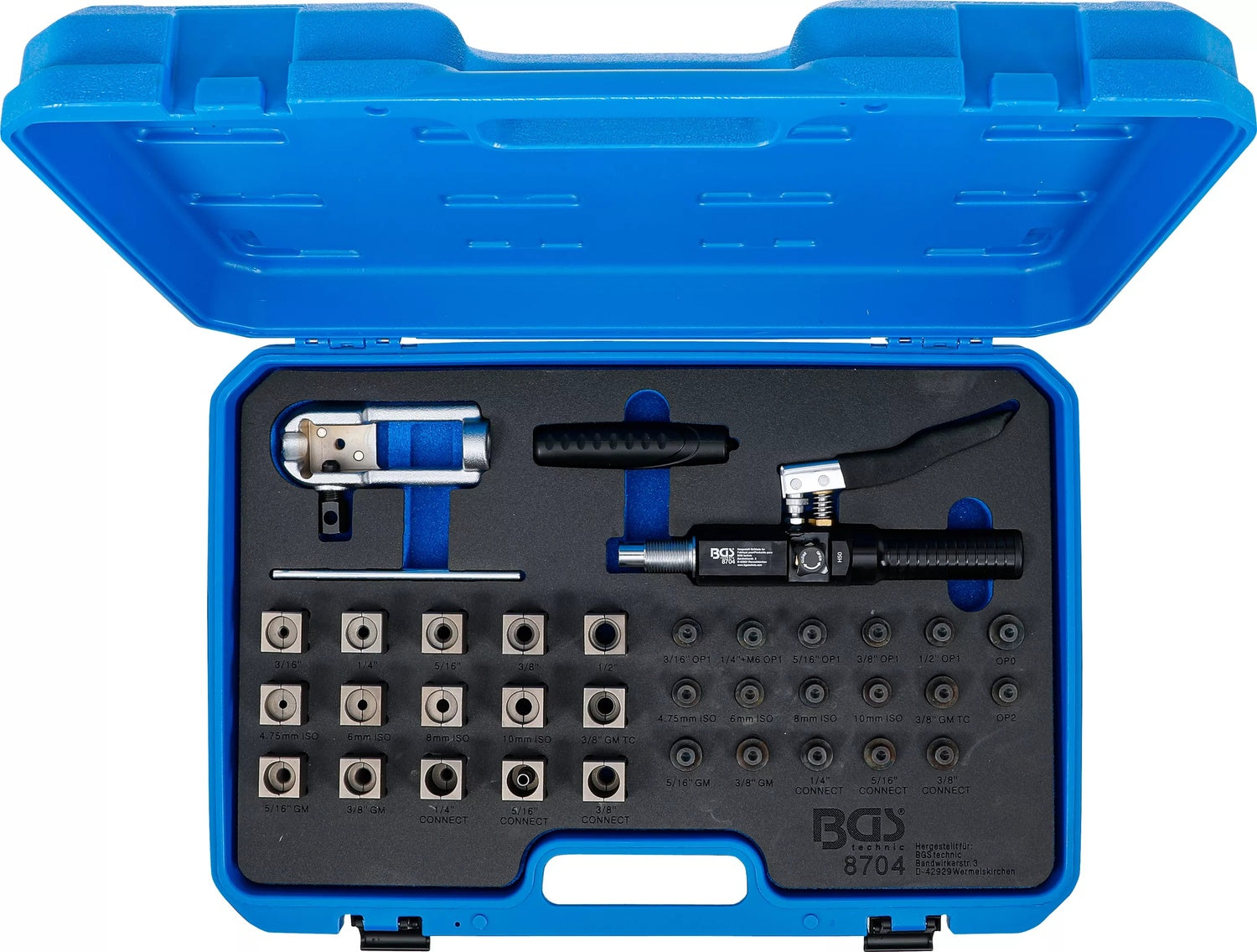 BGS 8704 Hydraulisches Bördelgerät für Brems-, Klima-, Getriebe Leitungen