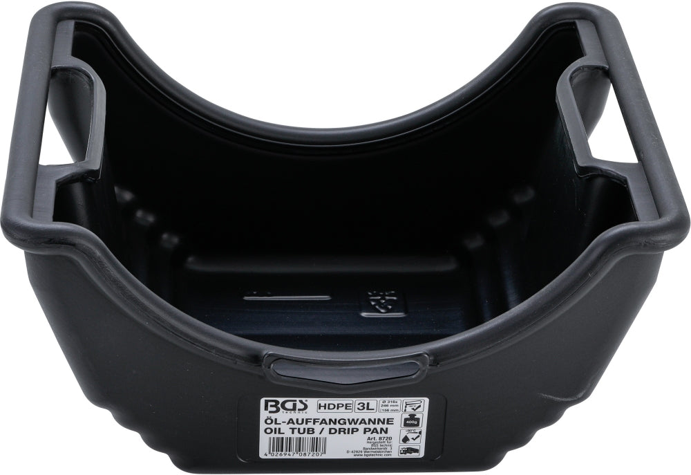 BGS 8720 Auffangwanne 3 Liter Ölauffangwanne für Lkw
