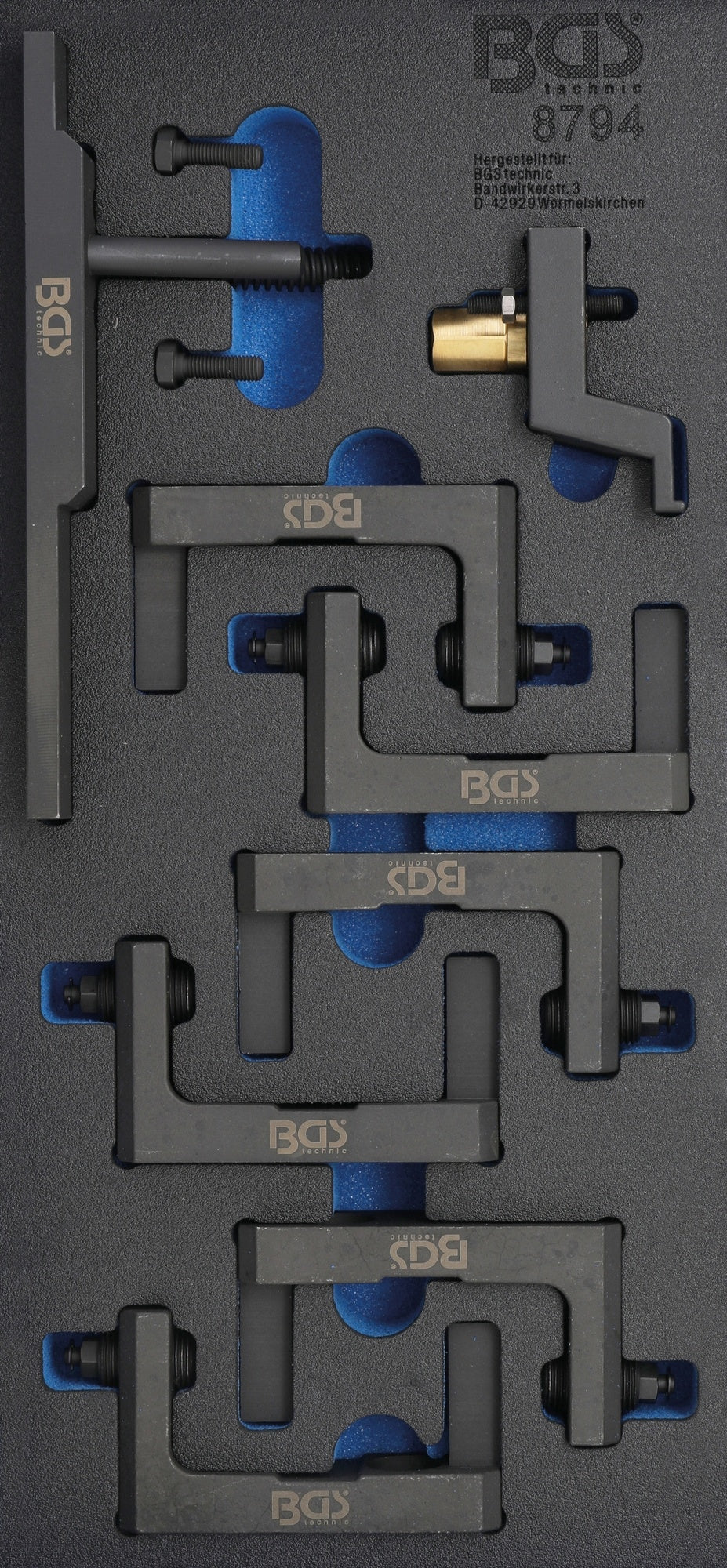 BGS 8794 Satz Werkzeug für Nockenwellen-Lagerdeckel für BMW N51 N52