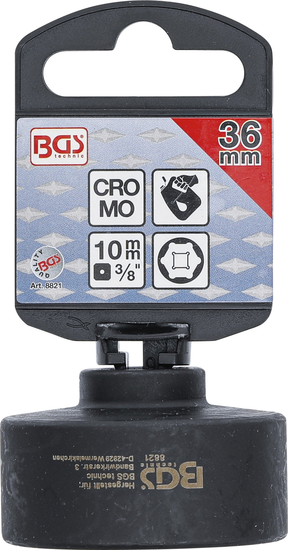 BGS 8821 Ölfilterschlüssel Ø36mm Sechskant für Audi BMW Ford MAN Mercedes-Benz Opel VW