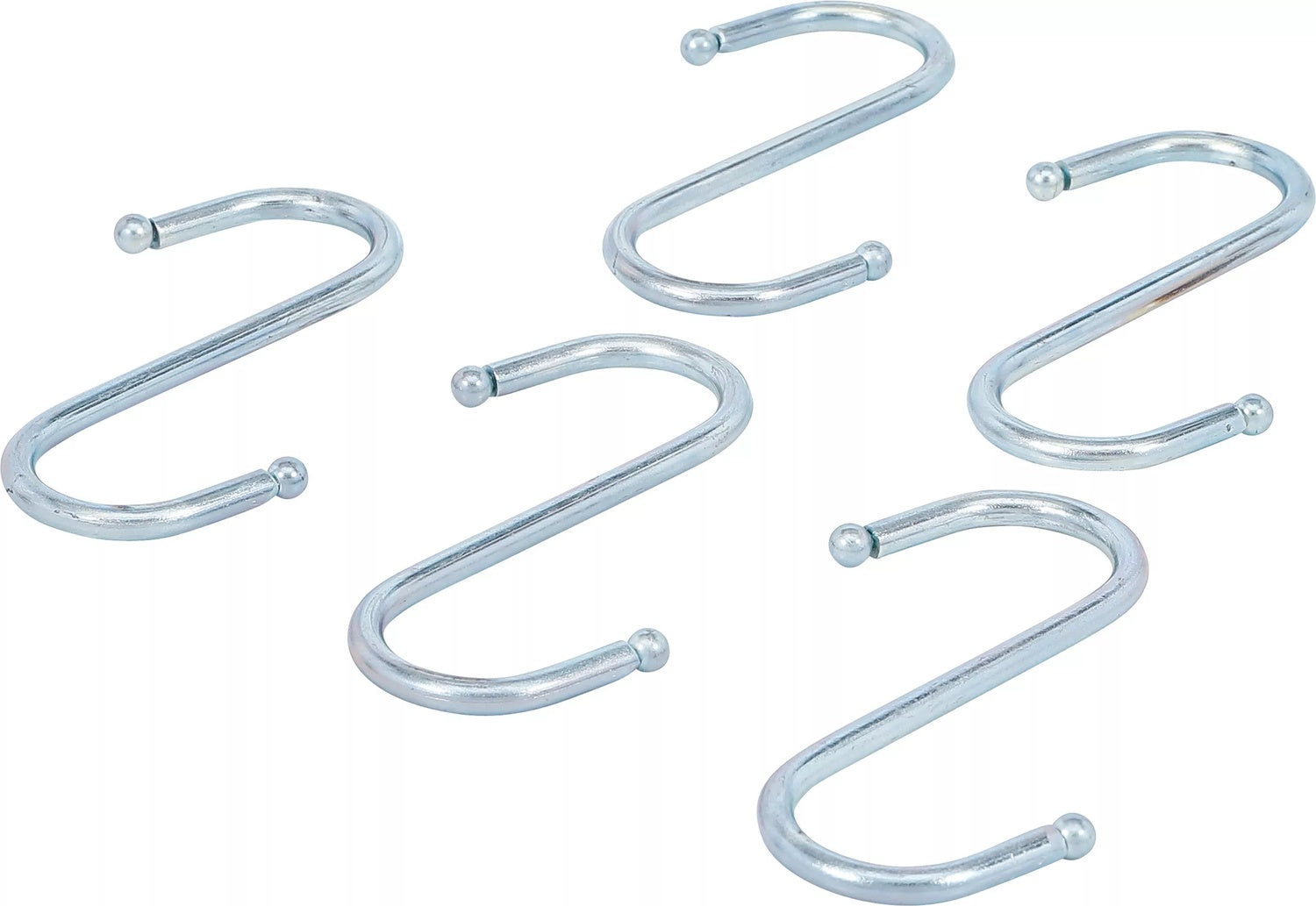 BGS DIY 88325 Satz S-Haken Fleischerhaken Metzgerhaken Länge 100mm 5 teilig Hakensatz