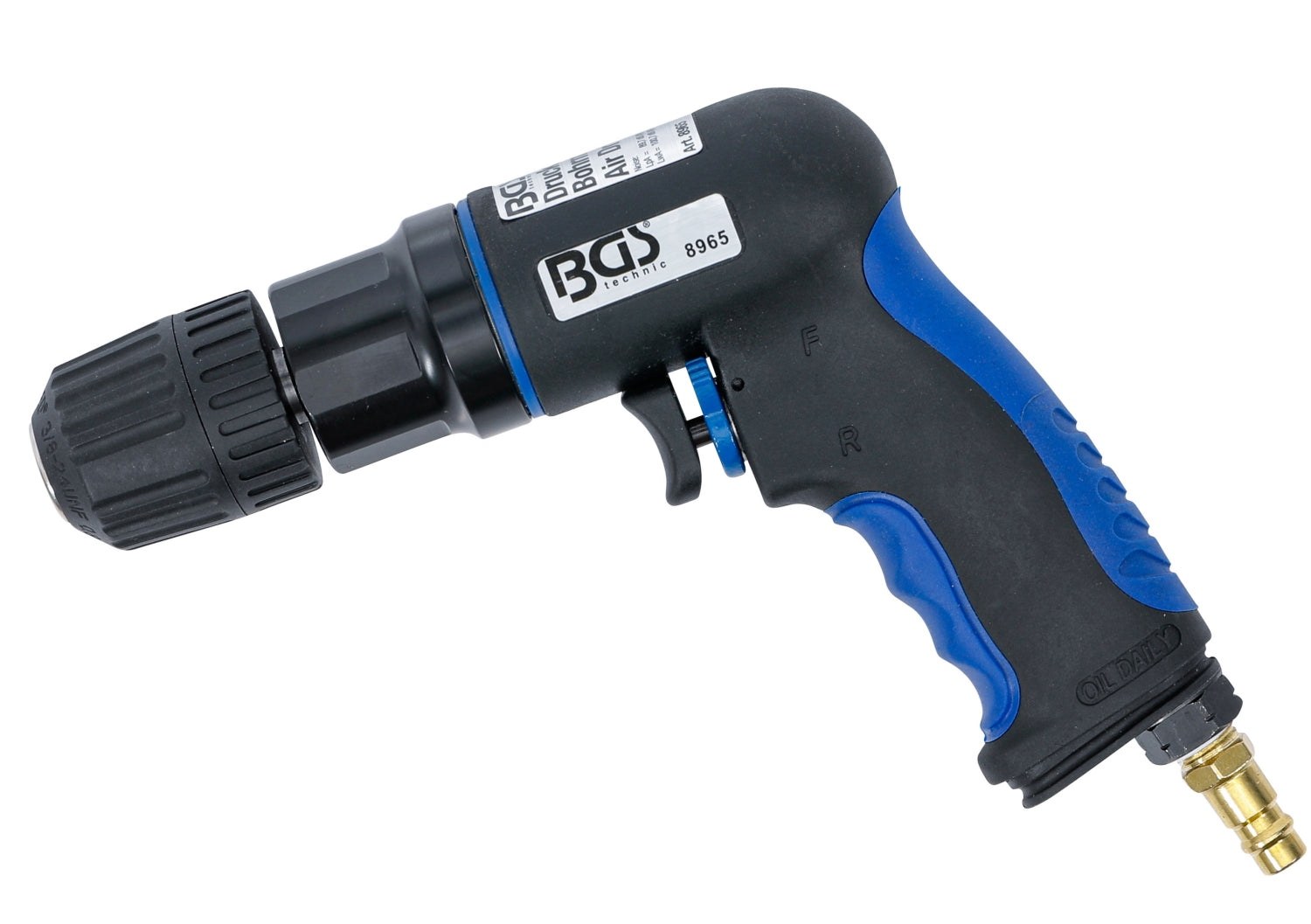 BGS 8965 Druckluft Bohrmaschine mit 10mm Schnellspannfutter (schlüssellos)