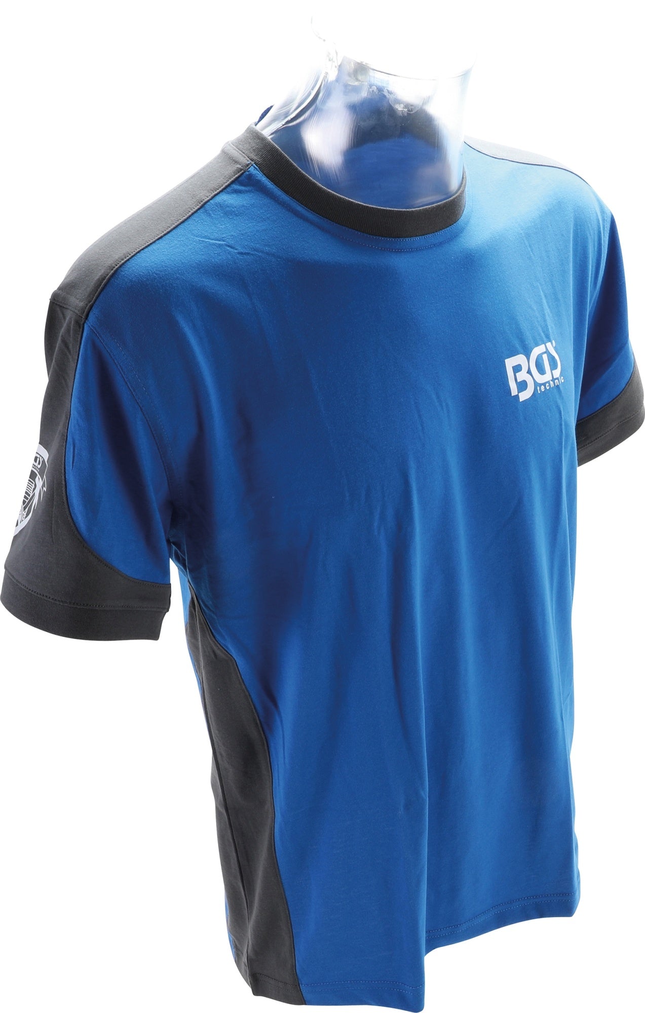 BGS 90024 T-Shirt Rundhalsausschnitt Comfort Fit Größe L mit BGS Logo