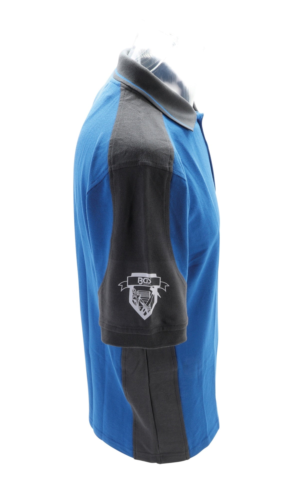 BGS 90033 Polo Shirt 3 Loch Knopfleiste Comfort Fit Größe M mit BGS Logo