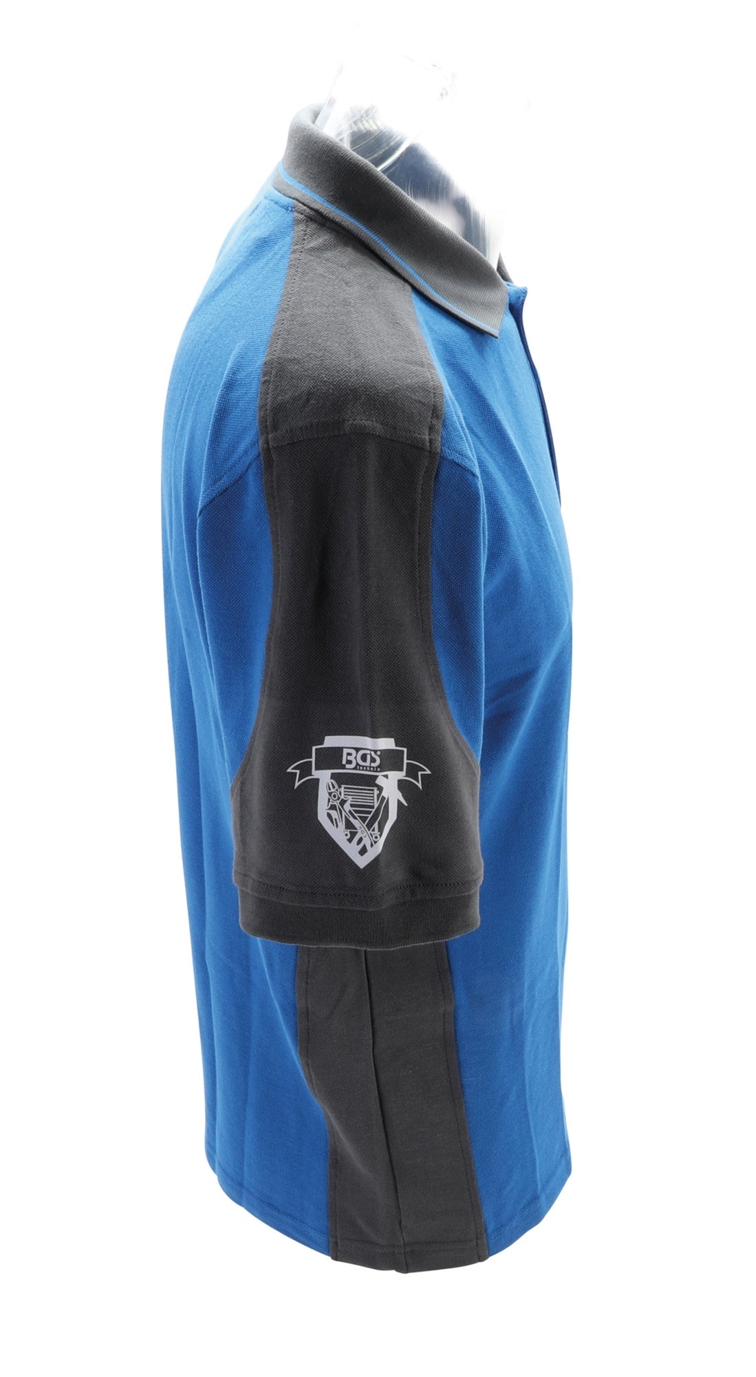 BGS 90034 Polo Shirt 3 Loch Knopfleiste Comfort Fit Größe L mit BGS Logo