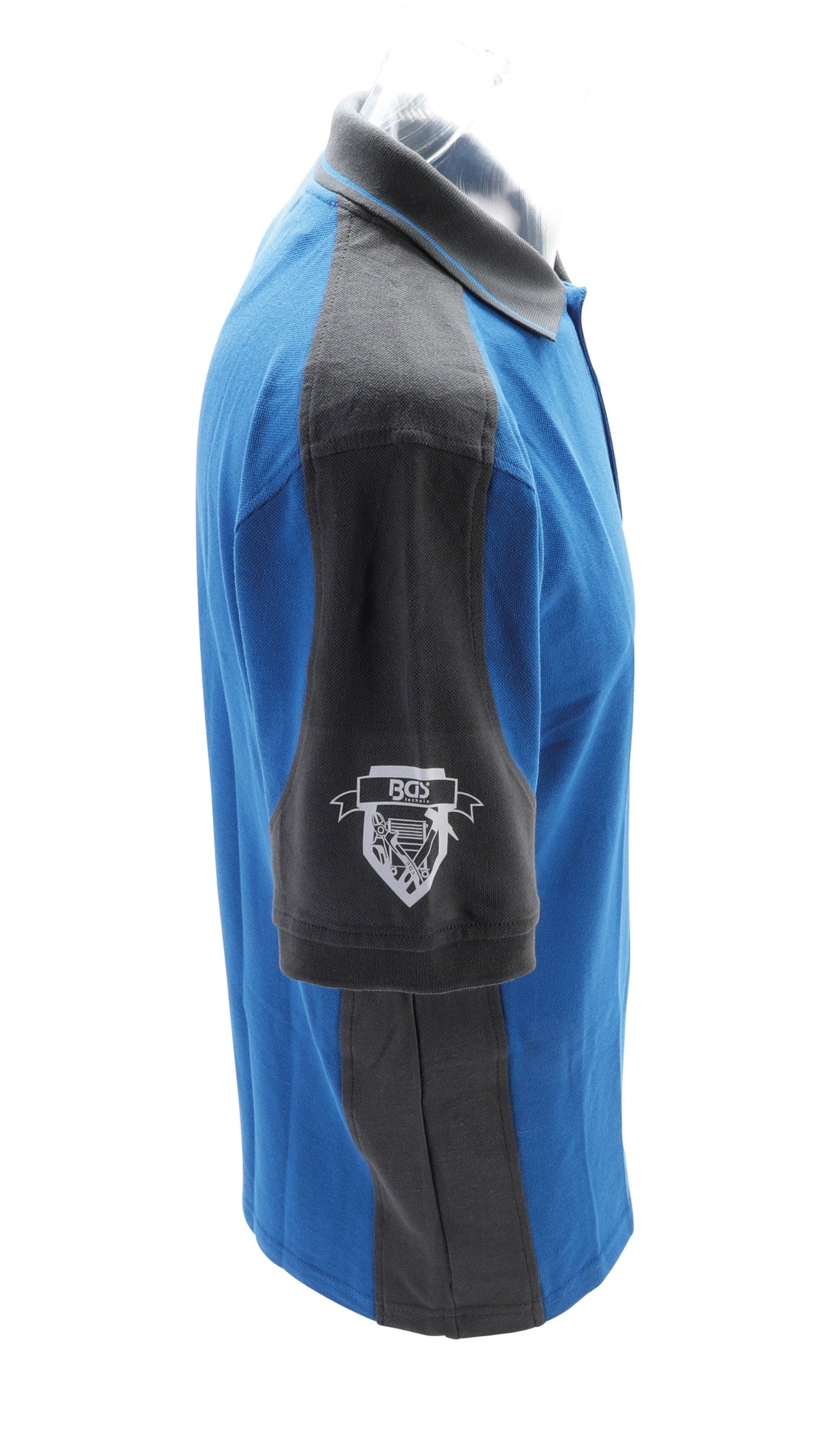 BGS 90038 Polo Shirt 3 Loch Knopfleiste Comfort Fit Größe 4XL mit BGS Logo