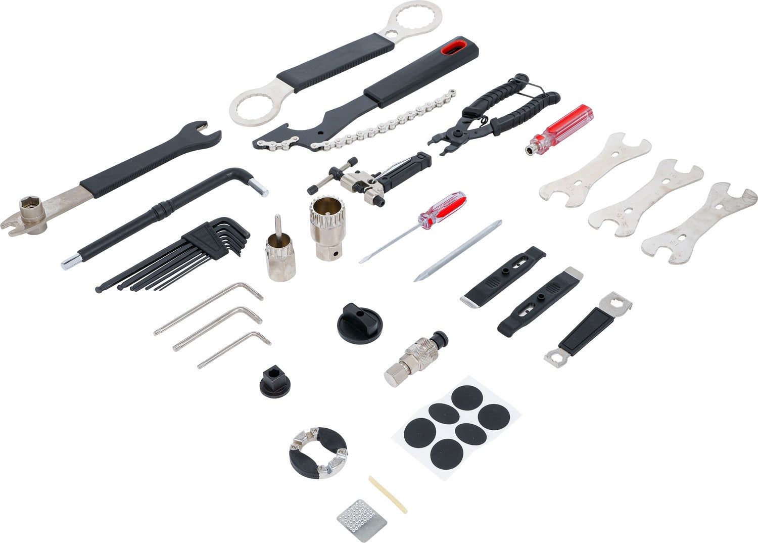 BGS DIY 90100 Satz Reparaturwerkzeug für Fahrrad 32 teilig