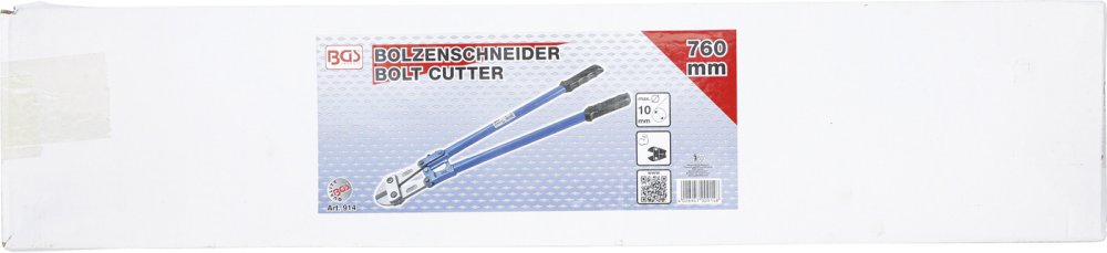 BGS 914 Bolzenschneider mit gehärteten Backen Länge 760mm max. Ø10mm