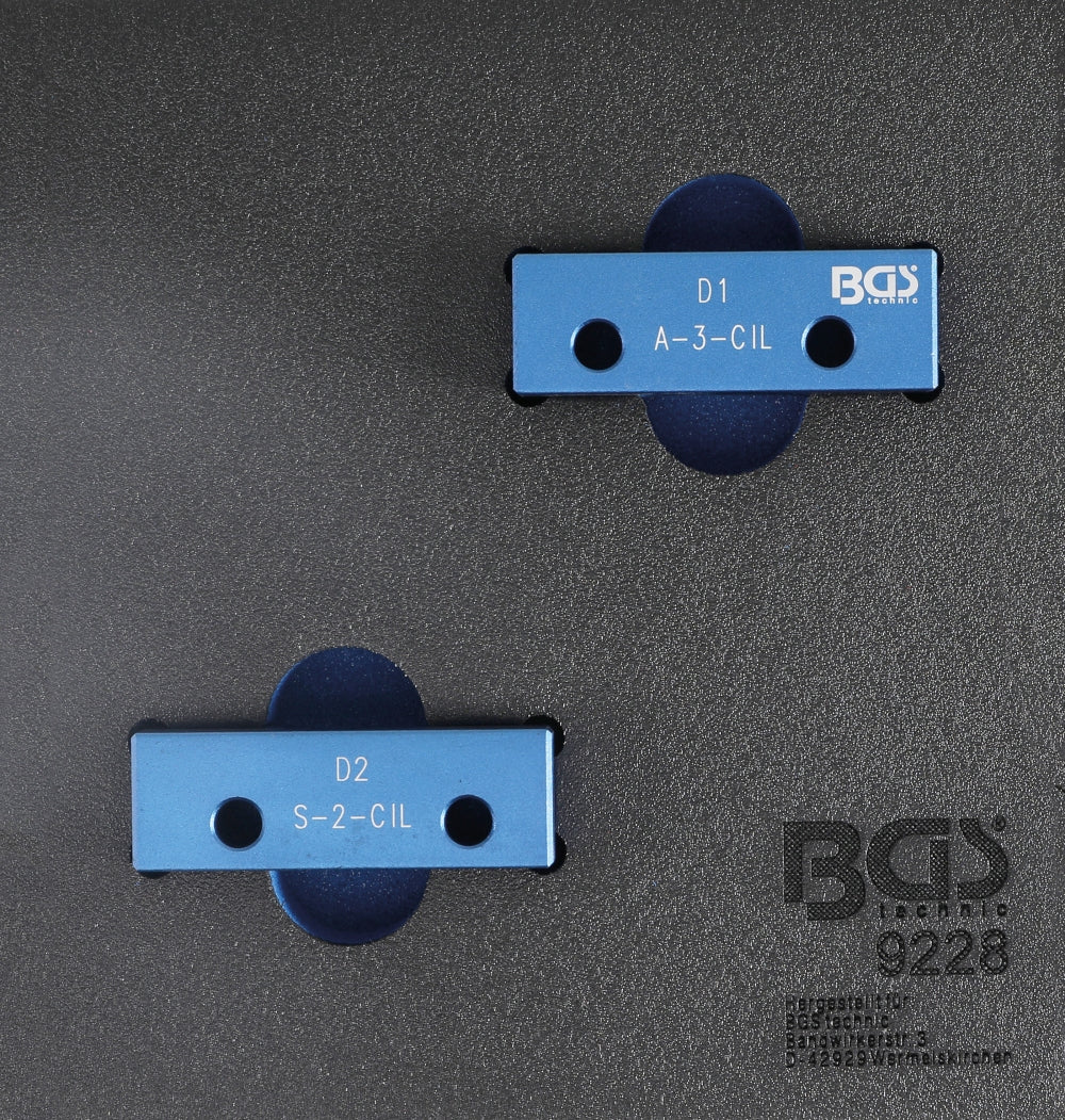 BGS 9228 Satz Arretierwerkzeug für Nockenwellen für Lancia 2.0L VIS 4 Zylinder