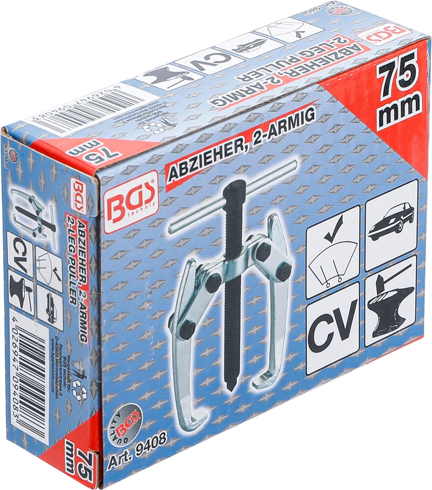 BGS 9408 Abzieher Außenabzieher & Innenabzieher 2 armig max. 75mm