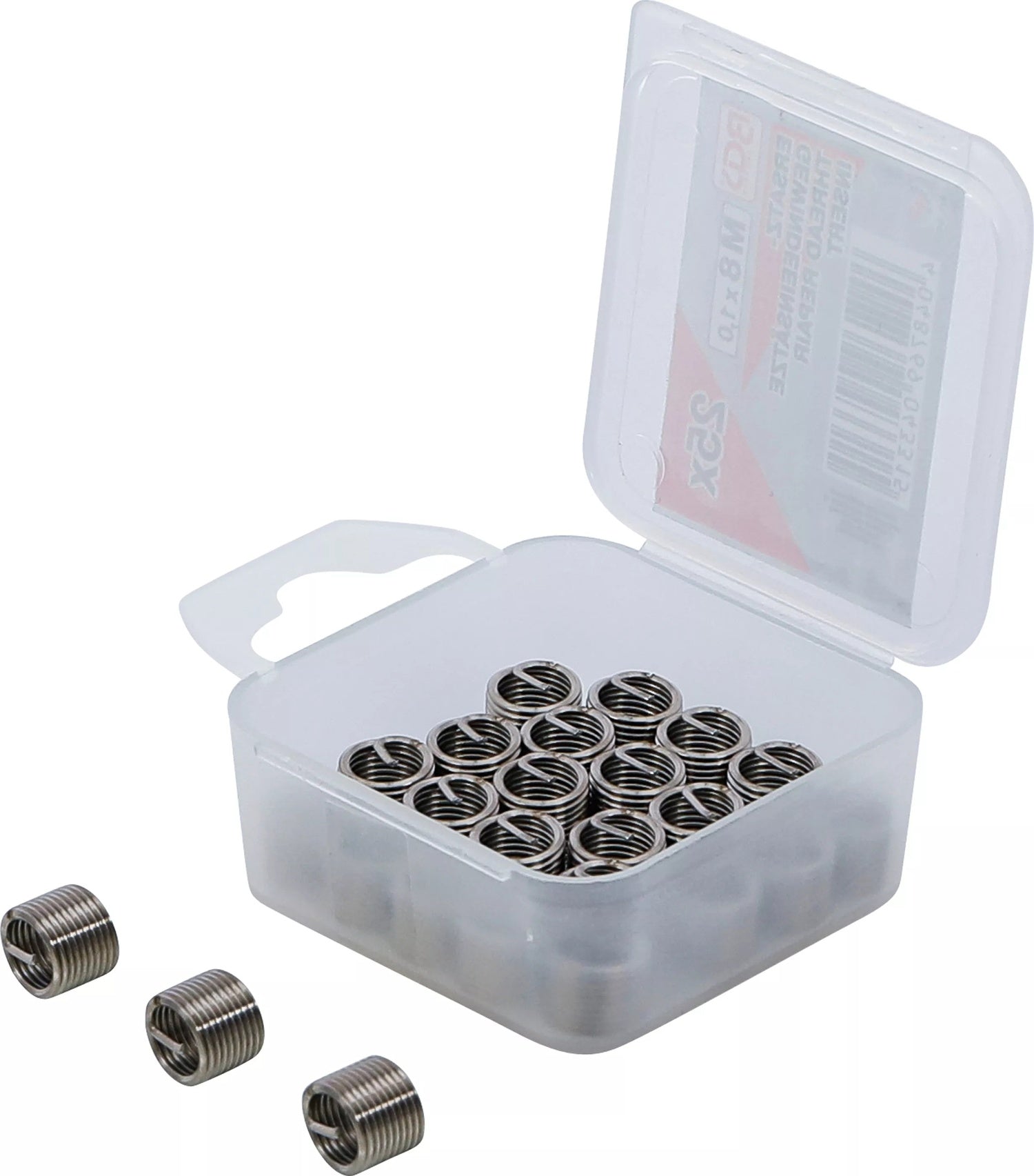 BGS 9427-1 Ersatz Gewindeeinsätze M8 x 1,0mm 25 teilig