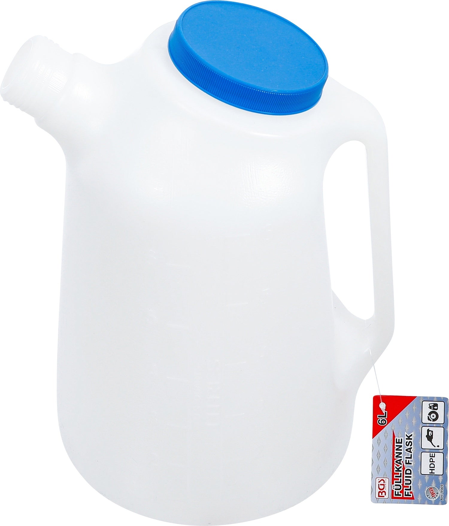 BGS 9569 Füllkanne 6 Liter zum Einfüllen Öl Wasser Diesel Ölkanne