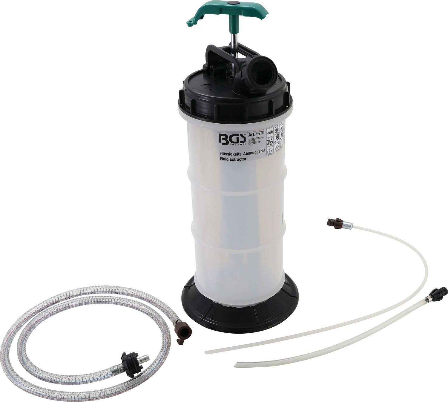 BGS 9701 Absauggerät Flüssigkeiten 5,5L Pkw Motorrad Schiffsbau Industrie
