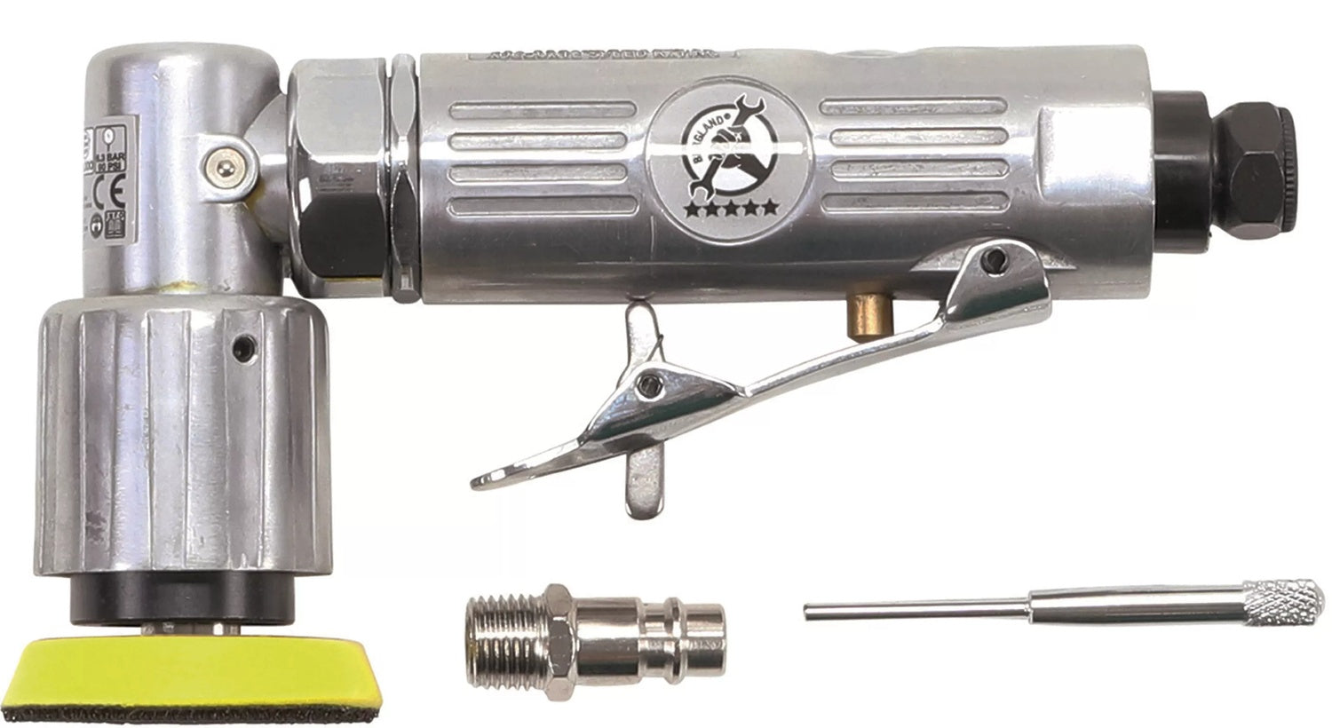 BGS DIY 9781 Druckluft Exzenter Winkelschleifer Polierer
