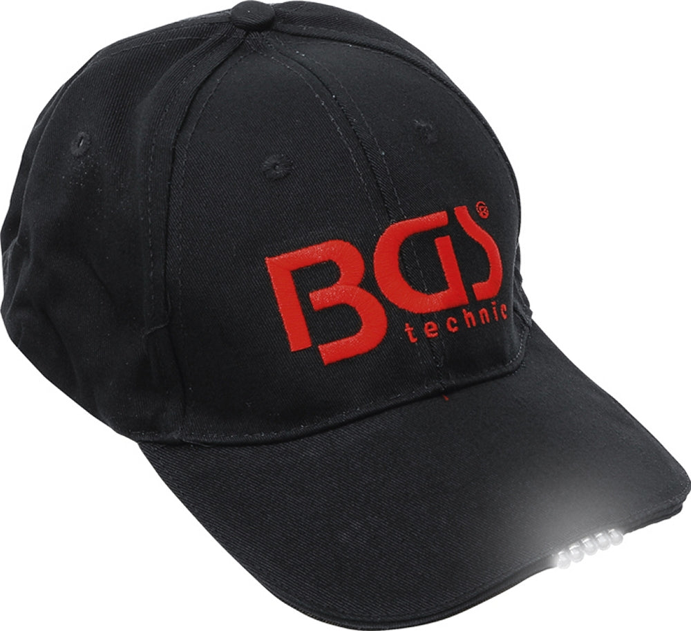 BGS 9897 Baseballkappe mit LED-Leuchte