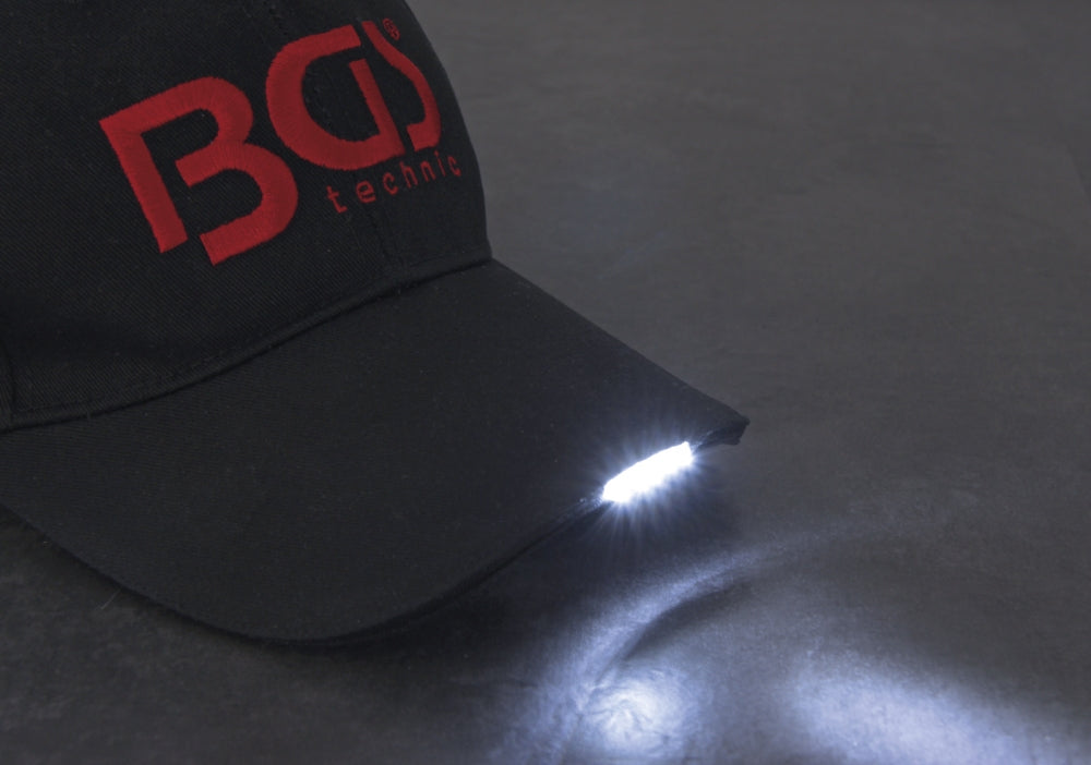 BGS 9897 Baseballkappe mit LED-Leuchte