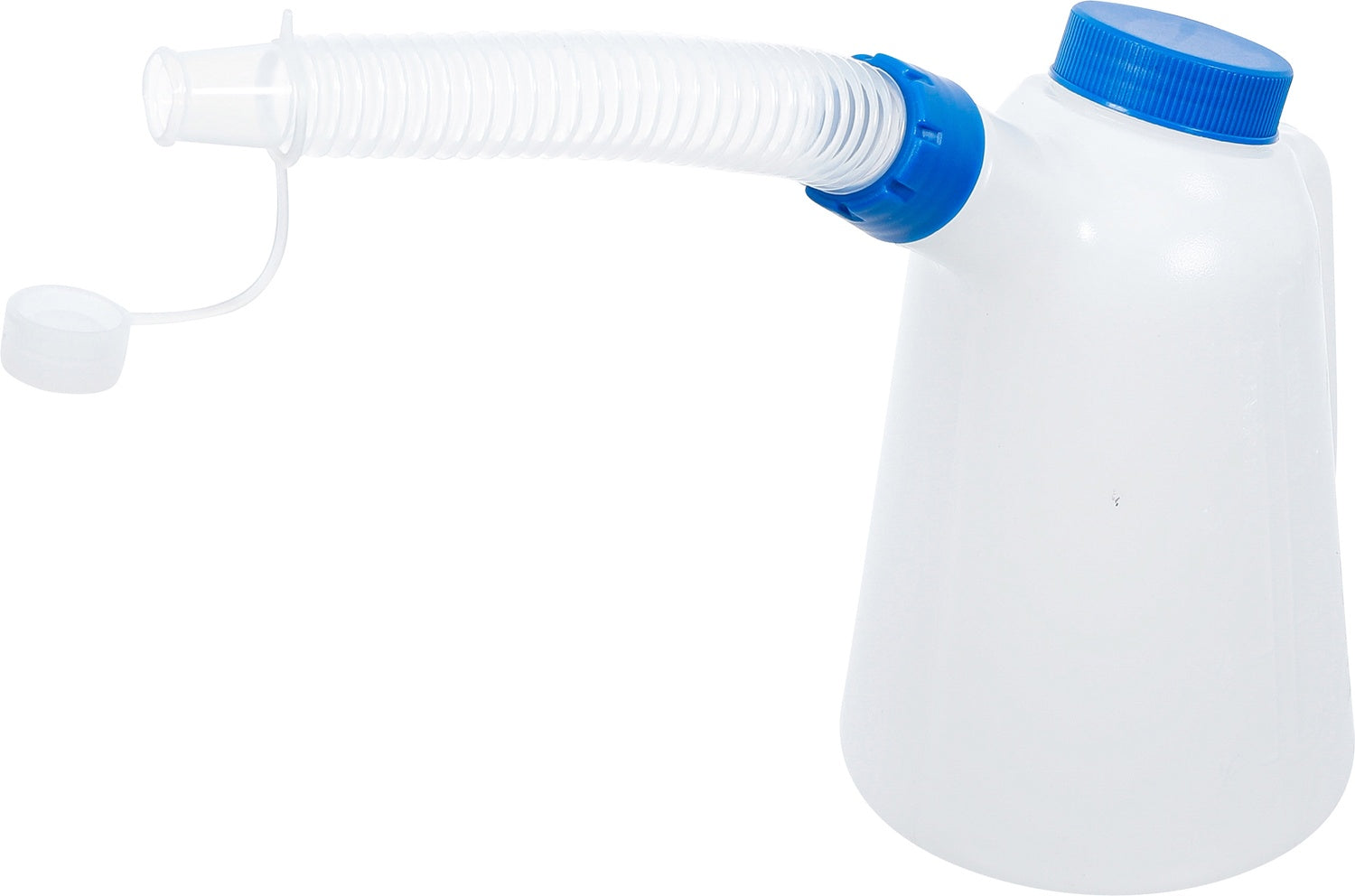 BGS 9938 Füllkanne zum Einfüllen Öl Wasser Diesel Ölkanne mit flexiblem Ausgussstutzen und Deckel 1 Liter