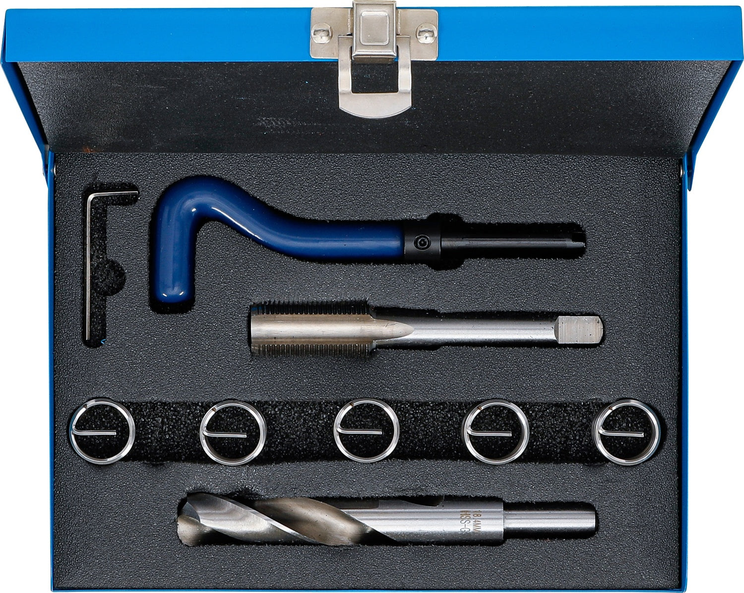 BGS 99433 Reparatursatz für Gewinde M18 x 1,5 9 teilig