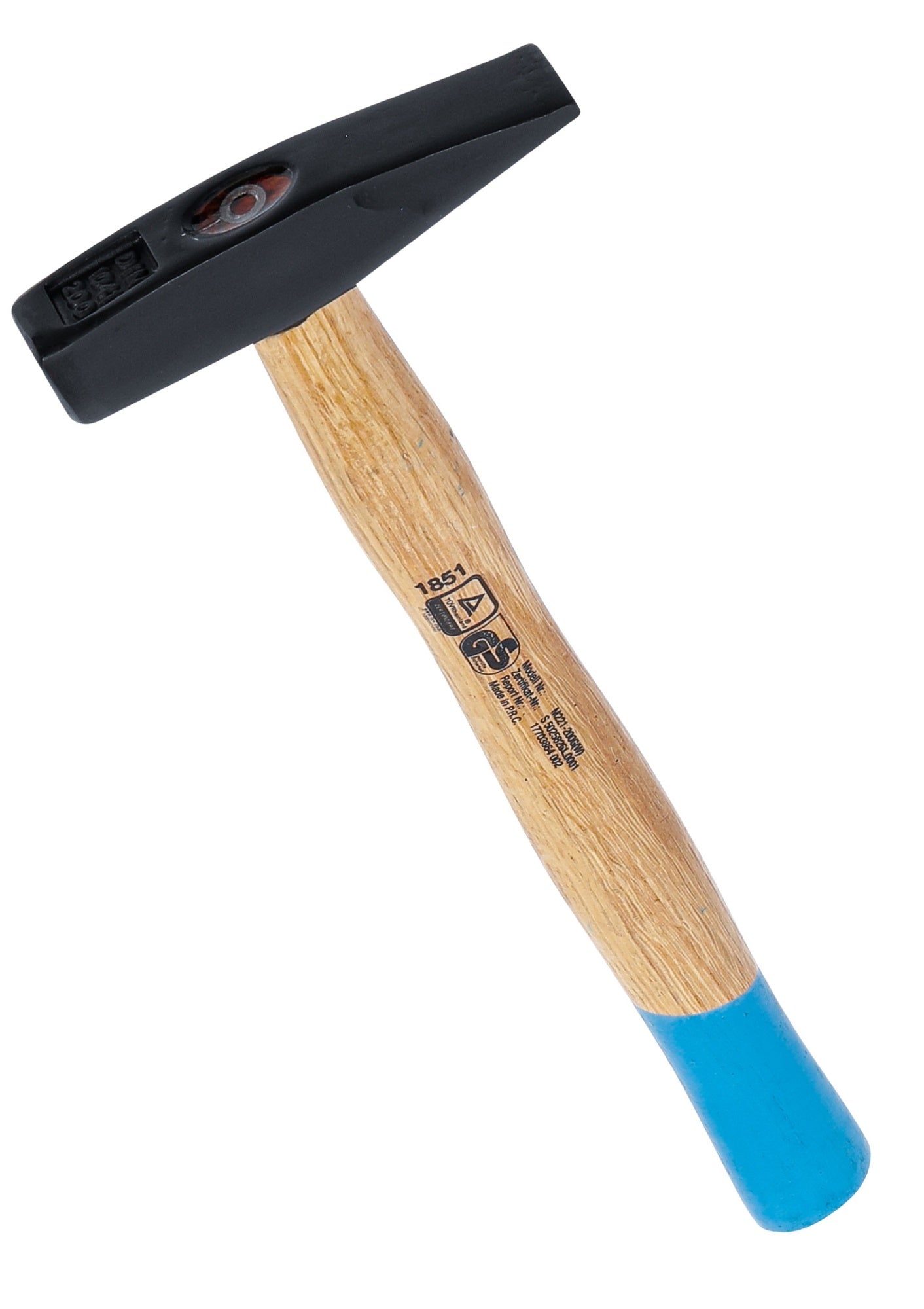 BGS DIY 1851 Schlosserhammer Holzstil DIN 1041 Kopfgewicht 200g