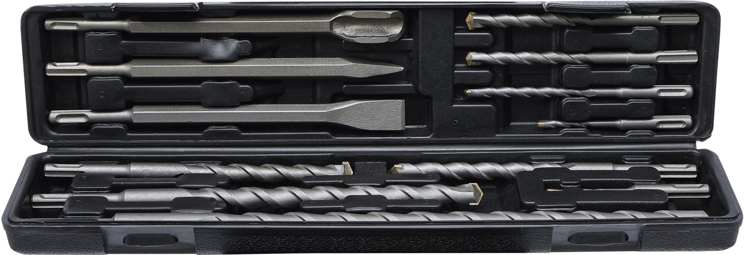 BGS DIY 2005 Satz Hammer Bohrer Meißel SDS-Schaft Hartmetallspitze Ø5 - 20mm 12 teilig