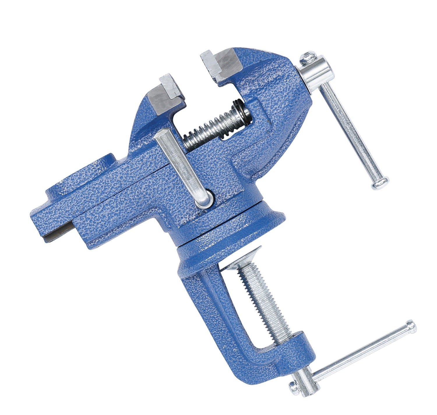 BGS DIY 3056 Tisch Schraubstock mit Amboss 360° drehbar Backen 60mm