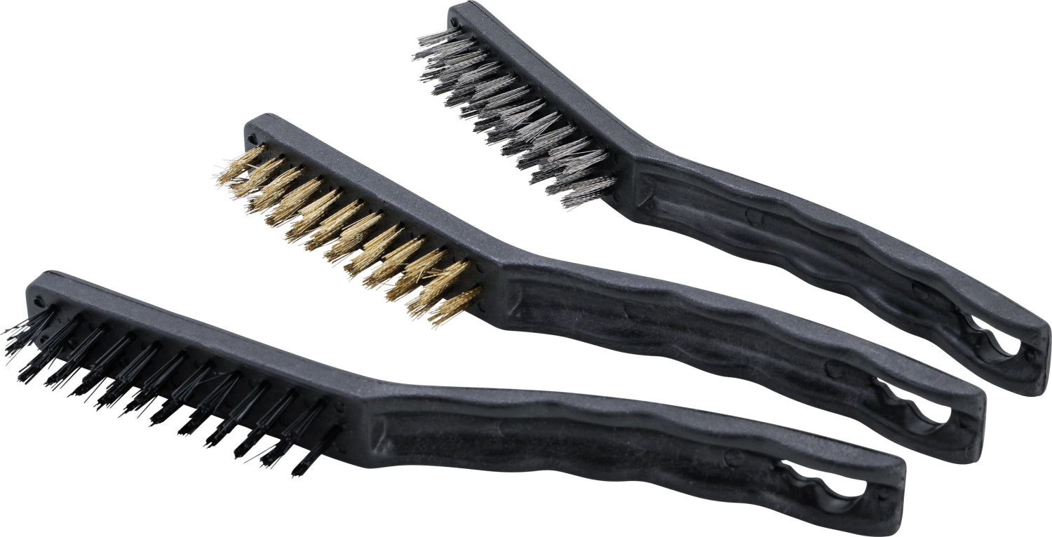 BGS 3079 Satz Bürsten Nylon Messing Stahl Länge 225mm