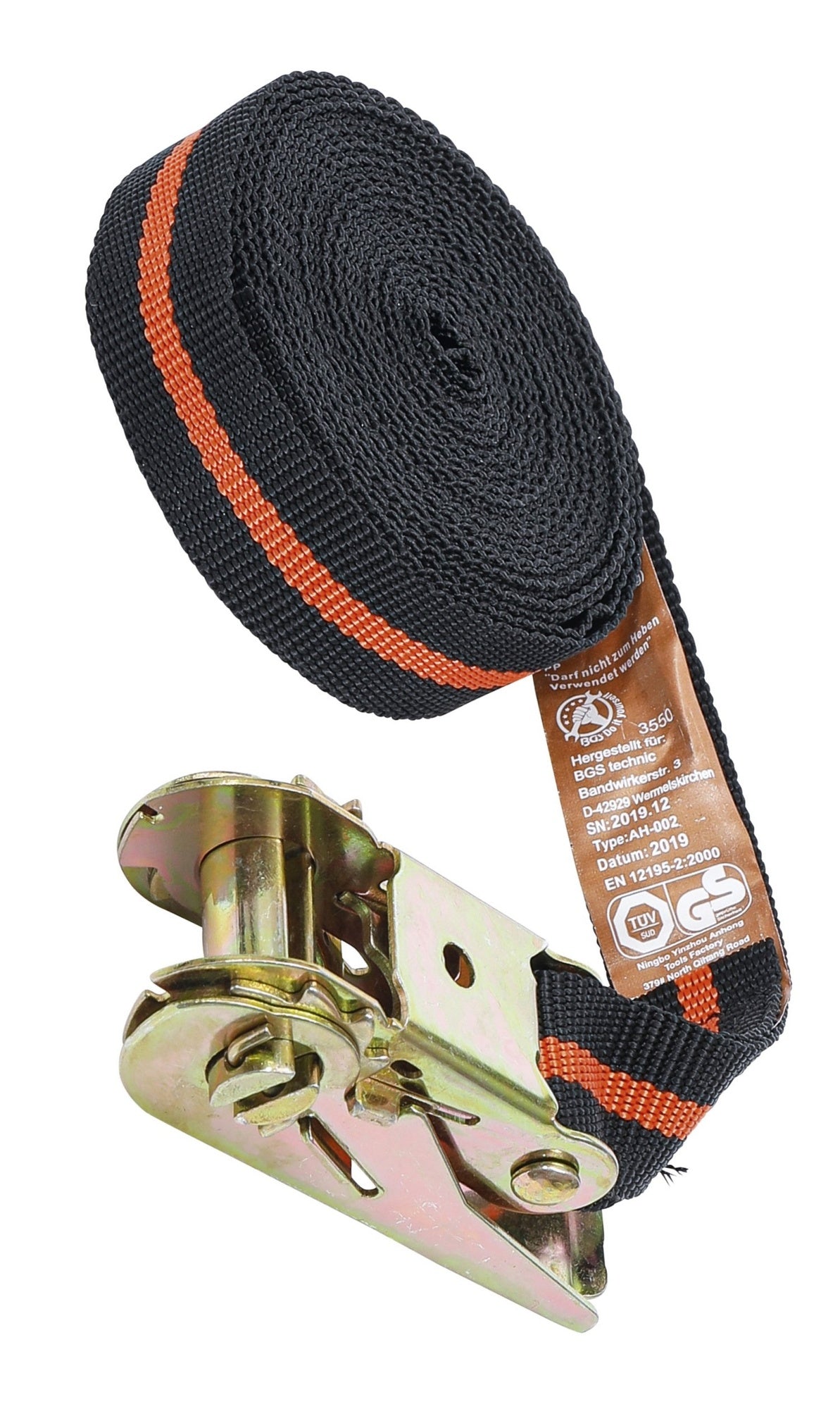 BGS DIY 3550 Knarren Spannband 5m x 25mm