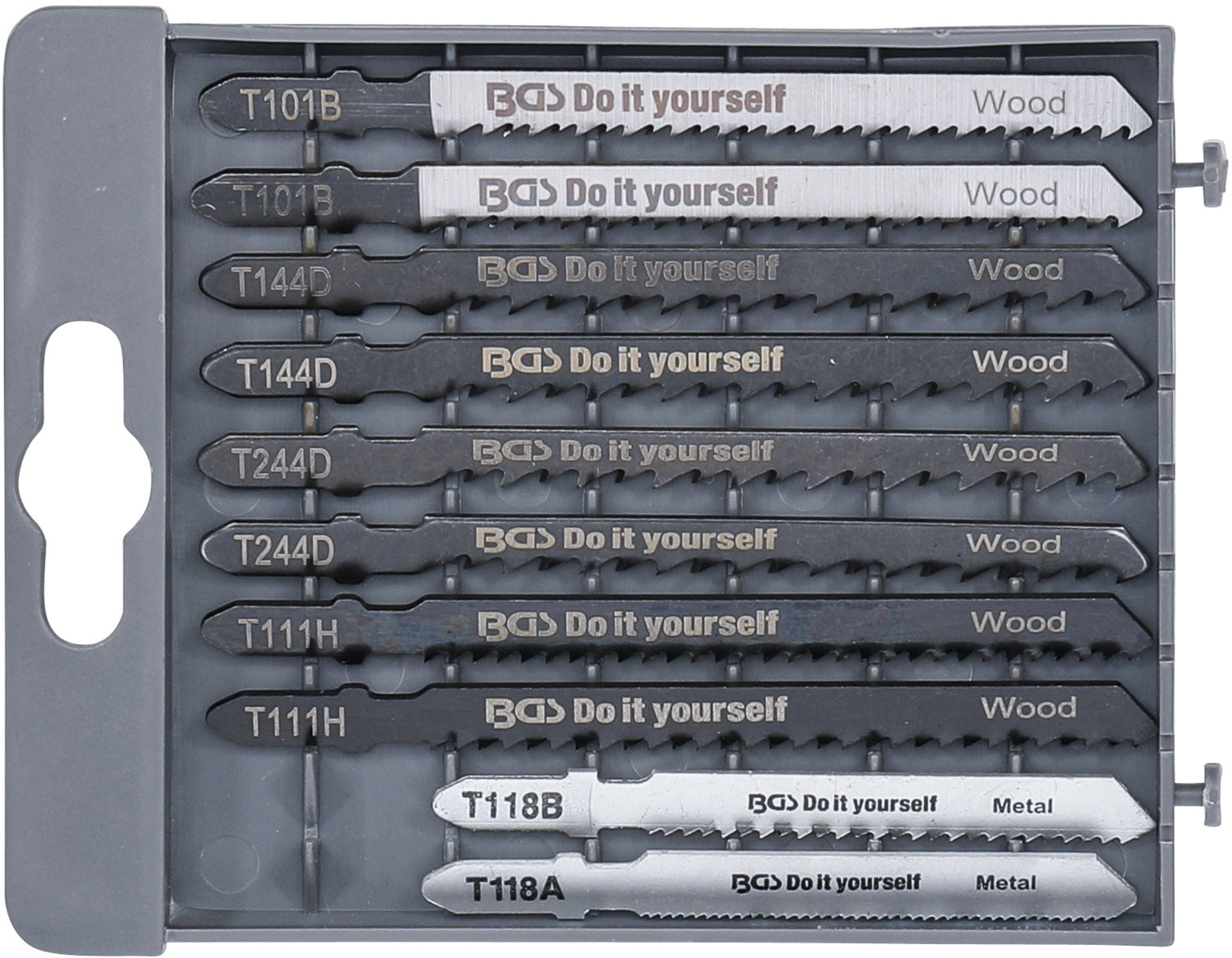BGS DIY 50355 Satz Stichsägeblätter 10 teilig