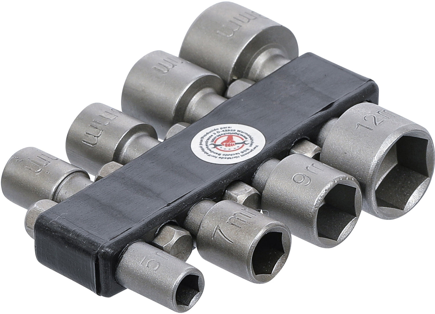 BGS DIY 67308 Satz Steckschlüssel Antrieb 6,3mm (1/4") SW 5 - 13mm 8 teilig