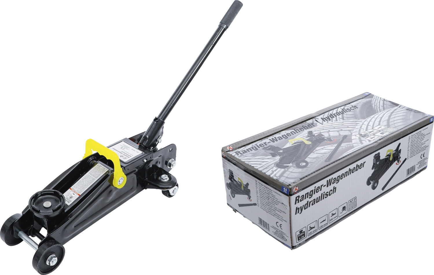 BGS DIY 70033 Rangierwagenheber hydraulisch 1t