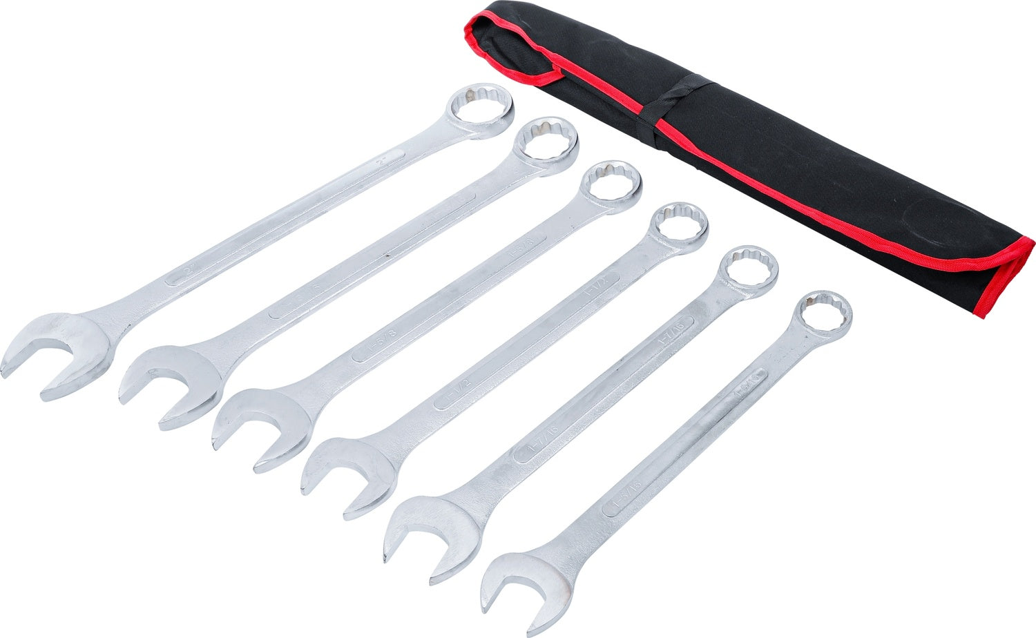 BGS DIY 71026 Satz Ringmaulschlüssel XXL SW 1-5/16" - 2" Zollgrößen warm geschmiedet