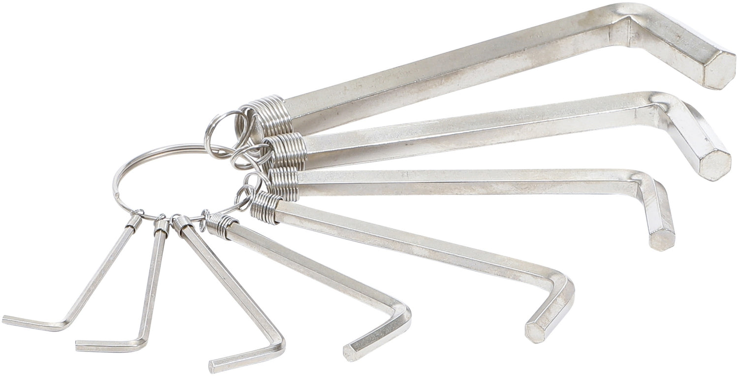 BGS DIY 7842 Satz Winkelschlüssel Innensechskant 2 - 10mm 8 teilig