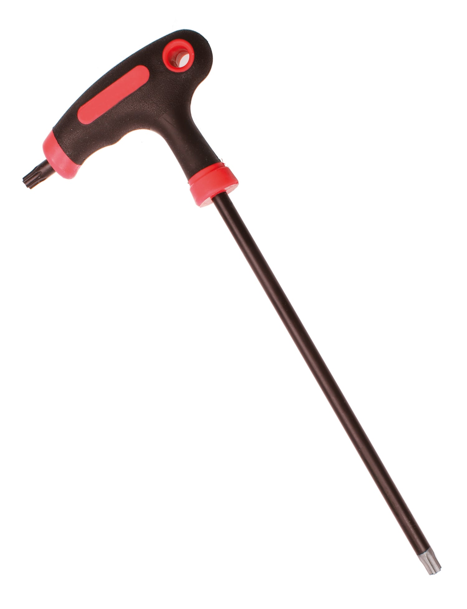 BGS DIY 7880-T15 Schraubendreher Abtrieb T-Profil (für Torx) mit / ohne Bohrung mit T-Griff und seitlicher Klinge T15