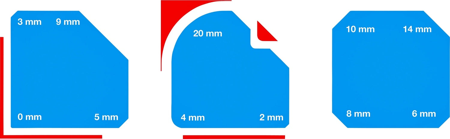 BGS DIY 85206 Satz Silikon Glätter Fugenspachtel Fugenglätter 4teilig