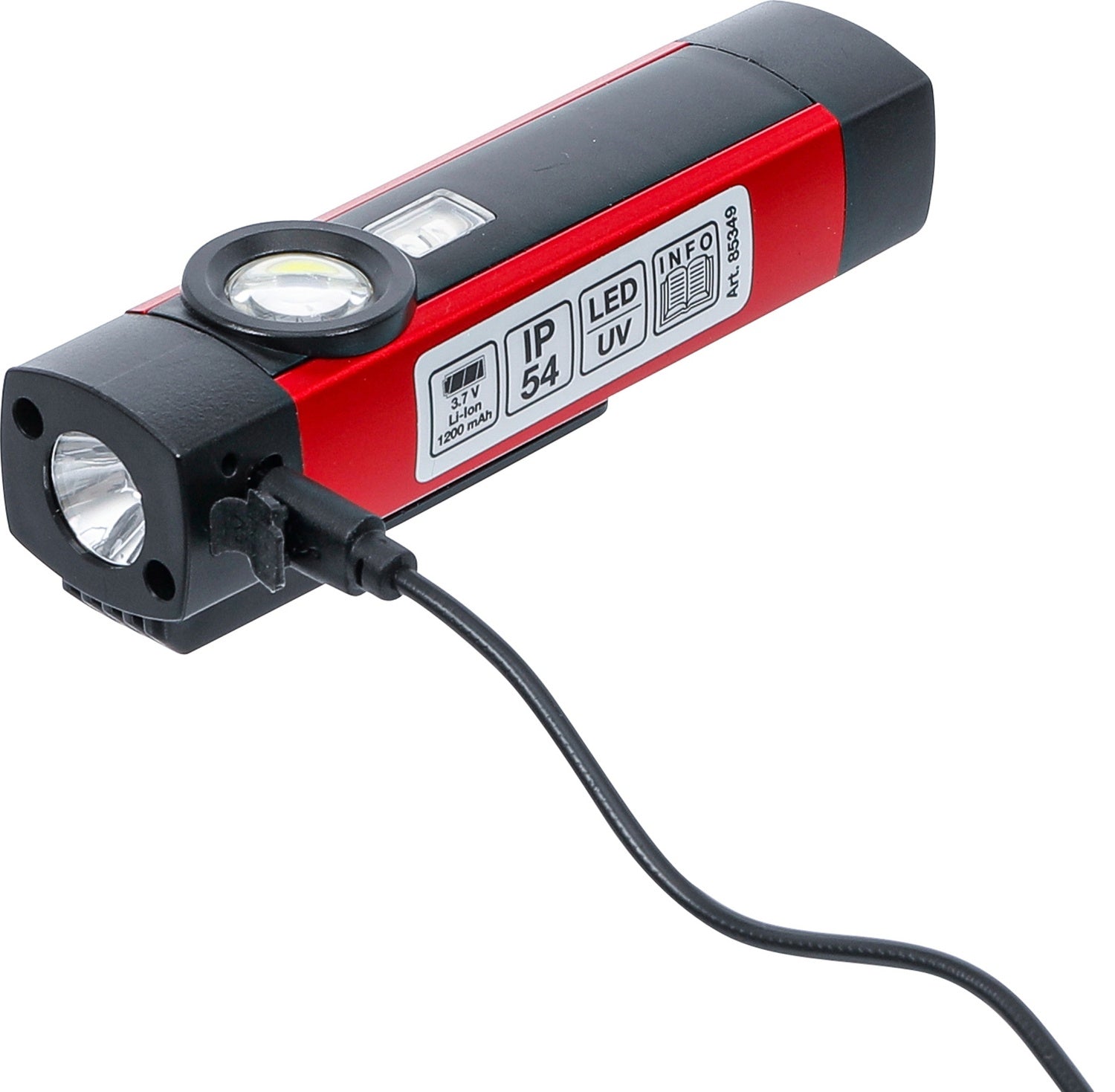 BGS DIY 85349 COB-LED UV Aluminium Handleuchte 1 Watt
