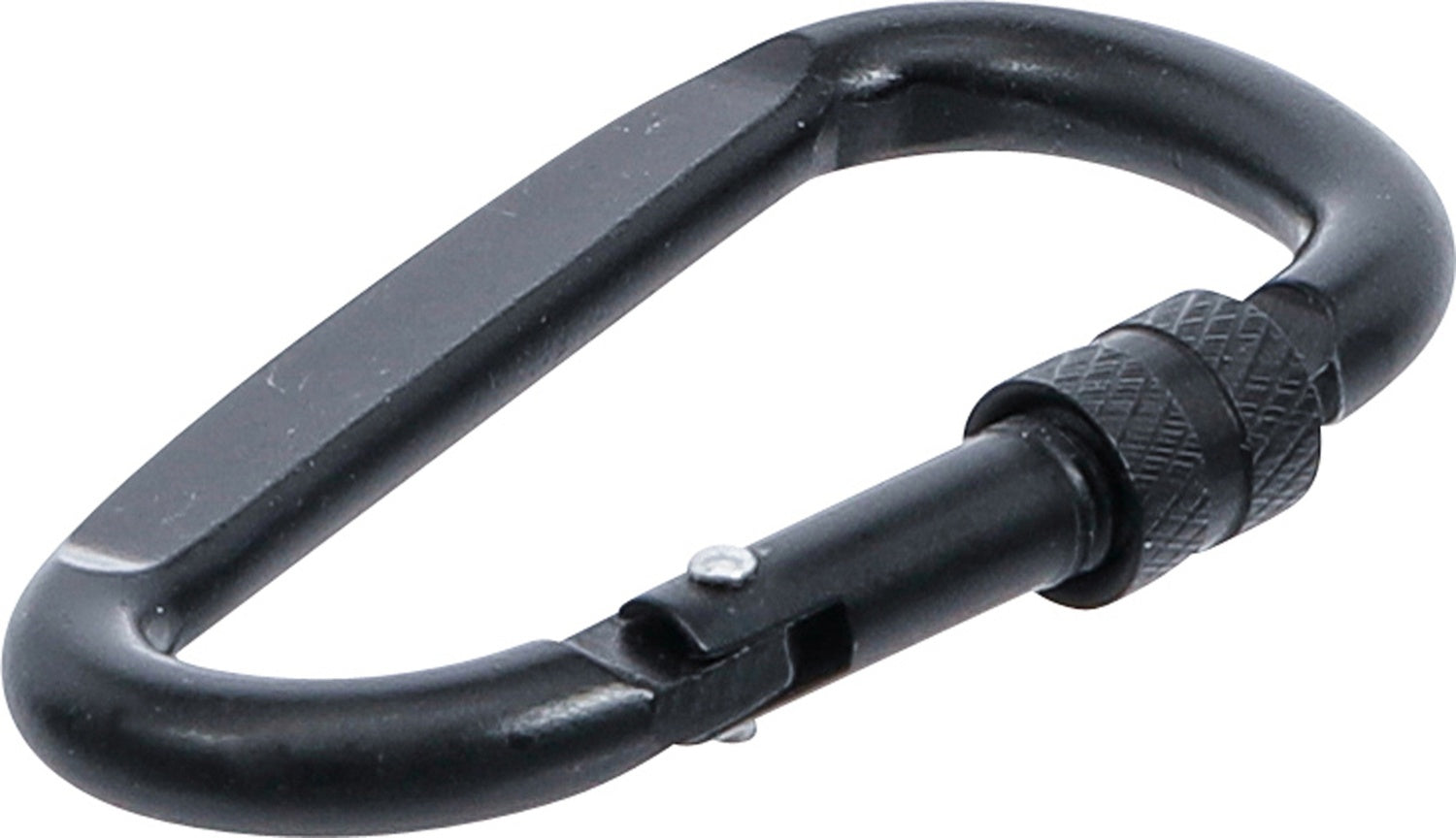 BGS DIY 85795 Karabinerhaken D-Form mit Schraubsicherung