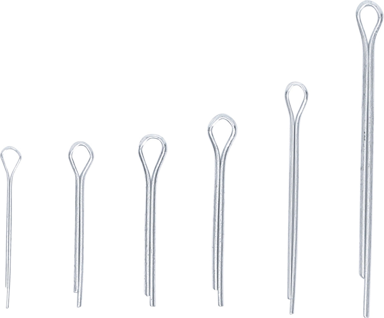 BGS DIY 88138 Sortiment Splinte Sicherungssplinte Ø 1,6 - 3,2mm 135 teilig