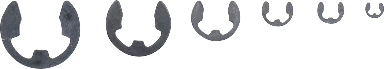 BGS DIY 88174 Sortiment E-Sicherungsringe 3 - 15mm 94 teilig