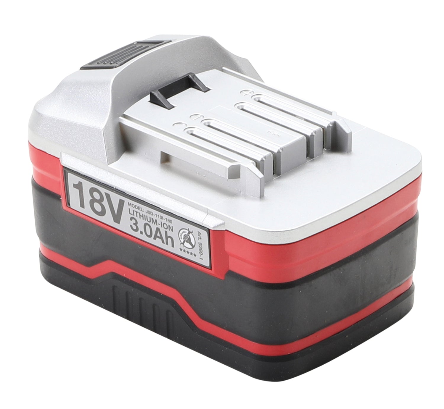 BGS DIY 9260-1 Ersatzakku Li-Ion 18V DC 3,0Ah für Akku Schlagschrauber Artikel 9260