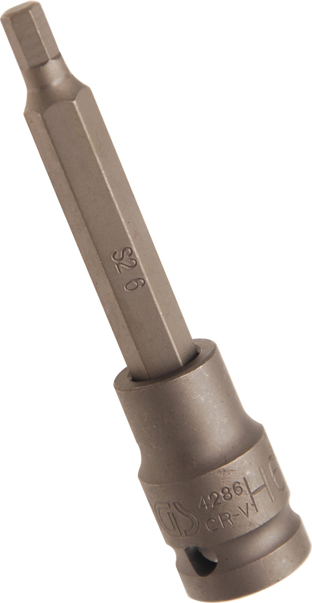 BGS 4286 Kraft Biteinsatz Innensechskant 6mm HX6 Länge 100mm Antrieb 12,5mm (1/2")