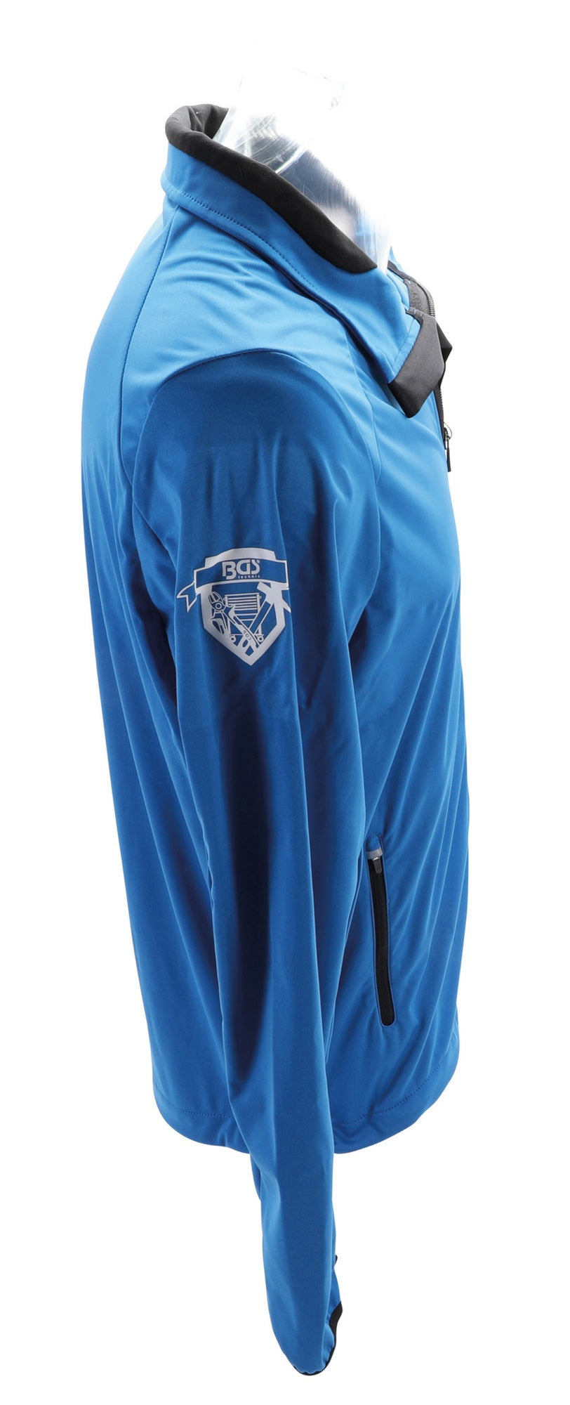 BGS 90057 Softshelljacke atmungsaktiv wasserdicht Größe 3XL mit BGS Logo