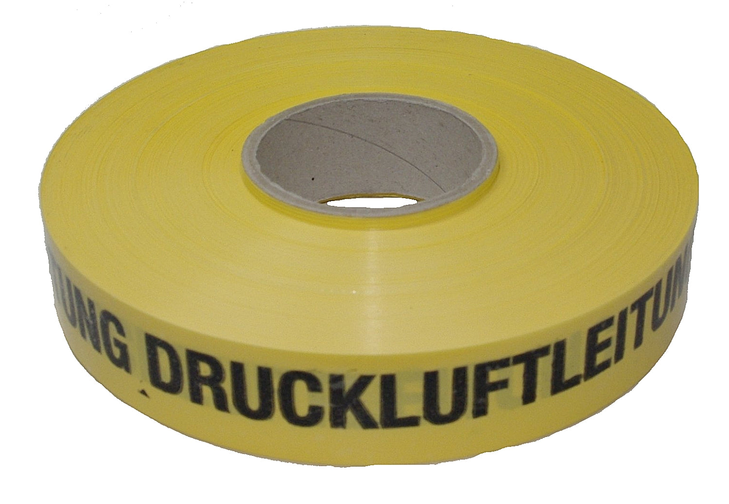 FLUID 20032 Trassenwarnband aus PE Gelb mit Aufdruck ACHTUNG DRUCKLUFTLEITUNG Länge 250m