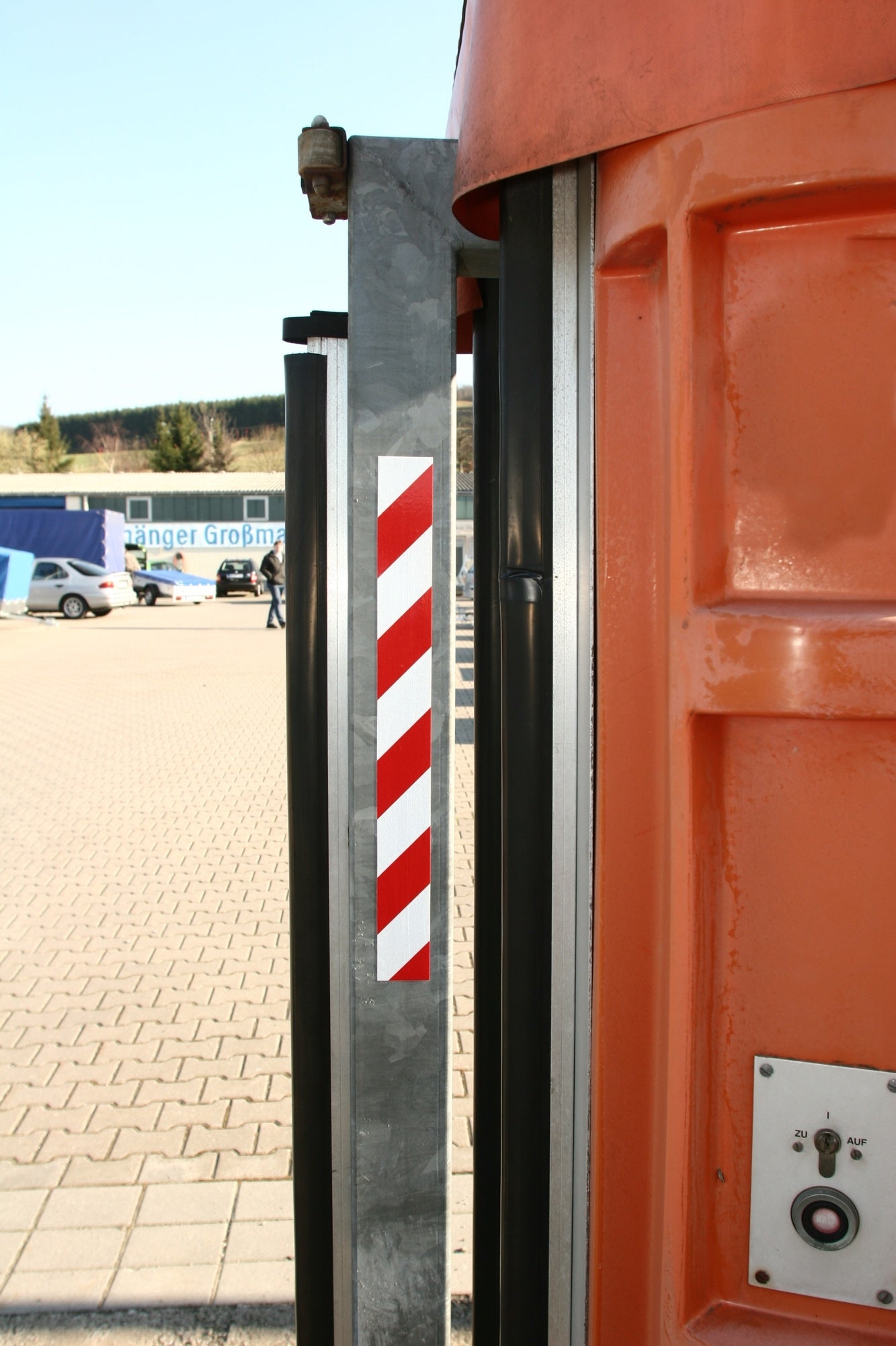 FLUID 40004 Reflex Warnstreifen selbstklebend vollreflektierend rot weiß 500mm