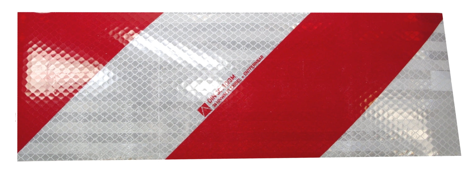 FLUID 90042 Set Fahrzeug Warnmarkierung selbstklebende retroreflektierende Signalfolie rot weiß