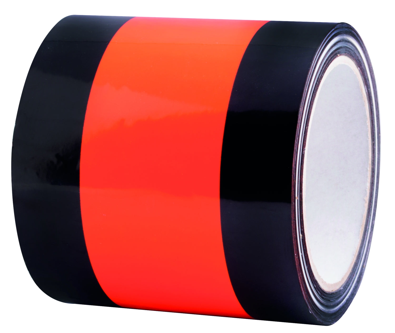 FLUID 40026 Schilderabdeckband „Tagesleuchtend“ schwarz / leuchtorange / schwarz Länge 33 Meter Breite 100mm