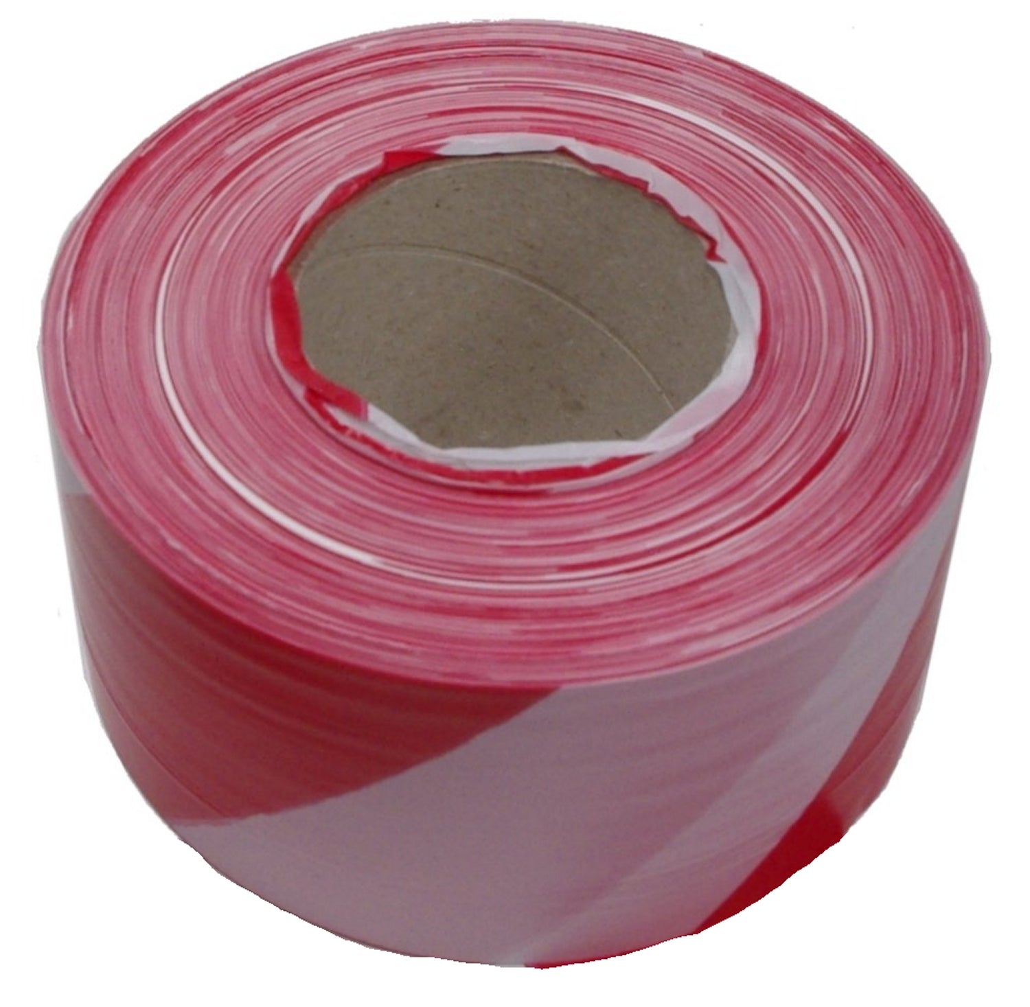 FLUID 100471 Absperrband Warnband ROBUST Rot Weiß quer gestreift Länge 500m