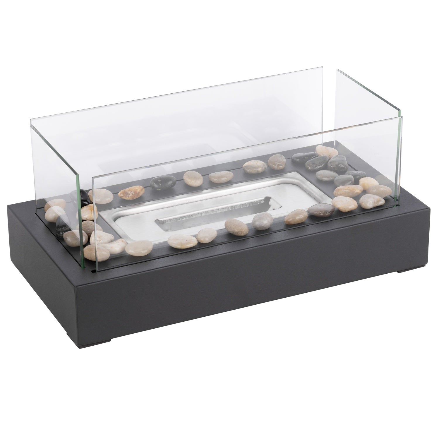 Haushalt International 57015 Bio-Ethanol Tischkamin inklusive Löschhilfe