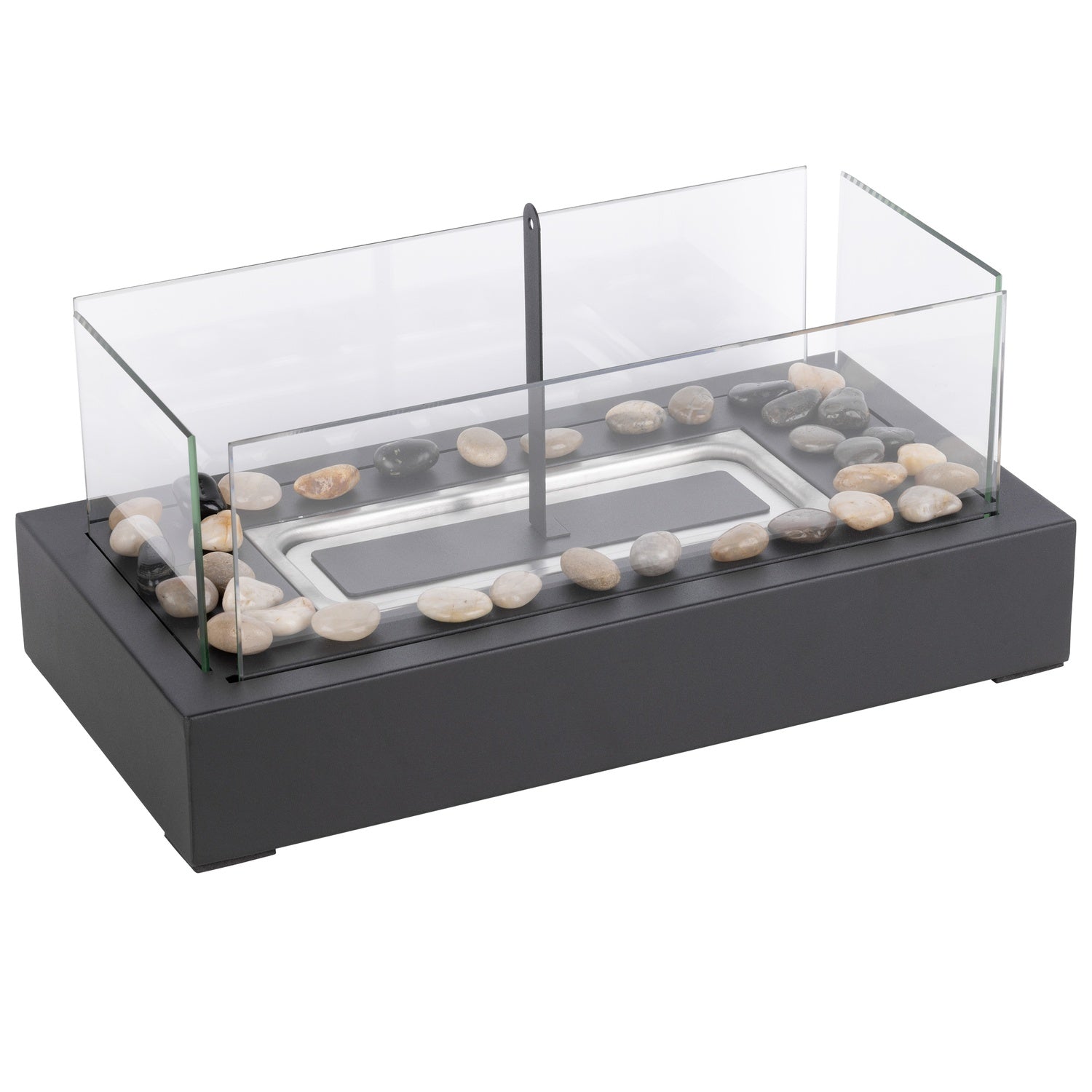 Haushalt International 57015 Bio-Ethanol Tischkamin inklusive Löschhilfe