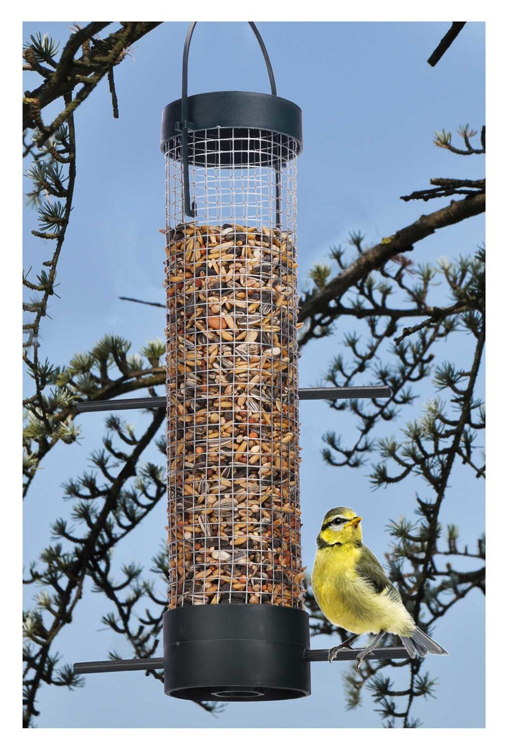 Haushalt International 57142 Vogelfutterstation aus Kunststoff Vogelfutterhaus