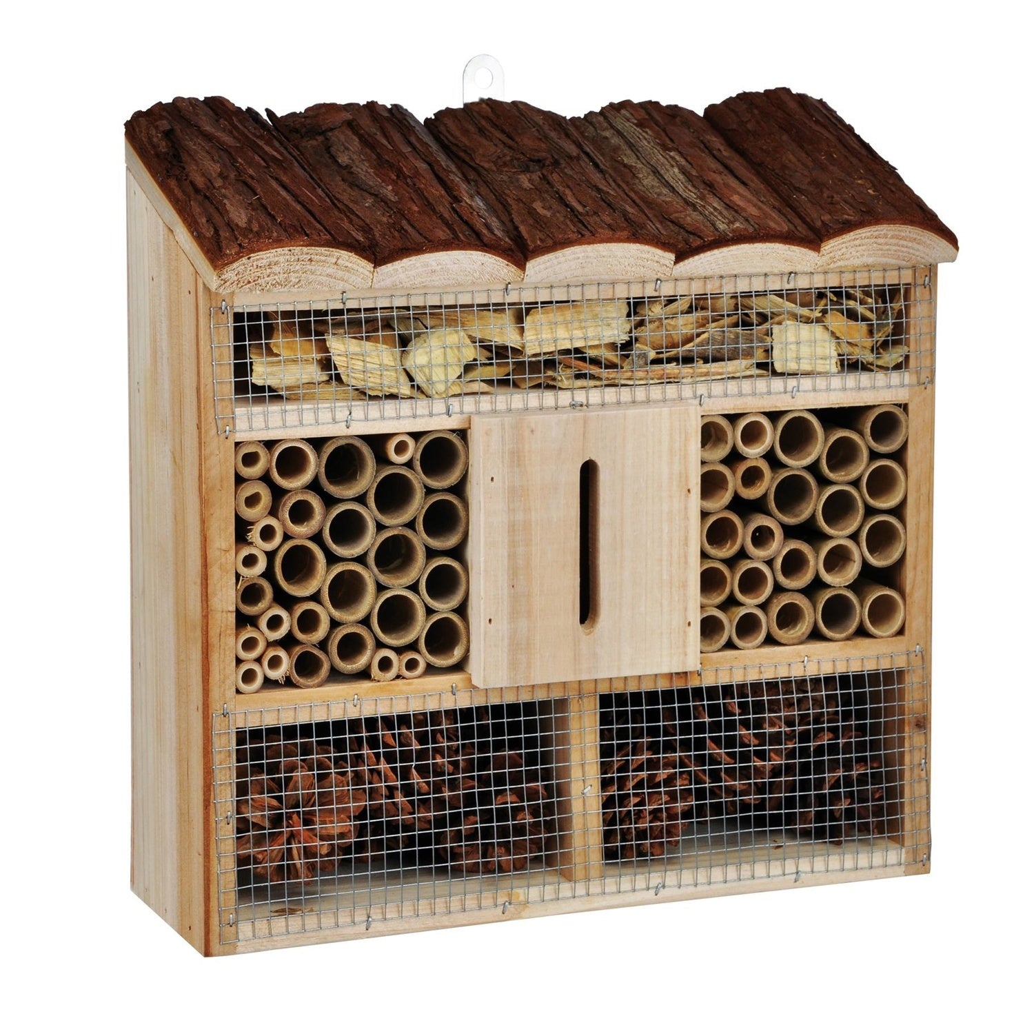 Haushalt International 57205 Insektenhotel 30 x 9,5 x 30cm